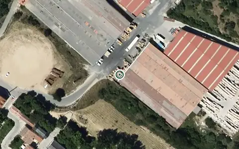 Vista aérea de la ubicación de Residencia Nugar la Granja
