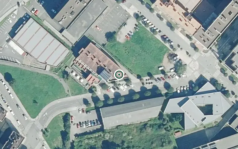 Vista aérea de la ubicación de Centro de Día Costa Verde