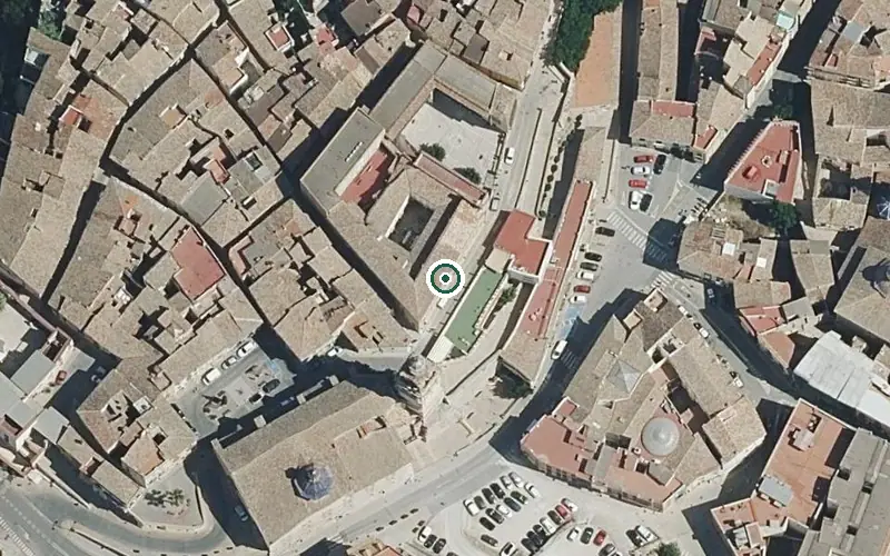 Vista aérea de la ubicación de Residencia para Personas Mayores Dependientes Nuestra Señora de los Dolores