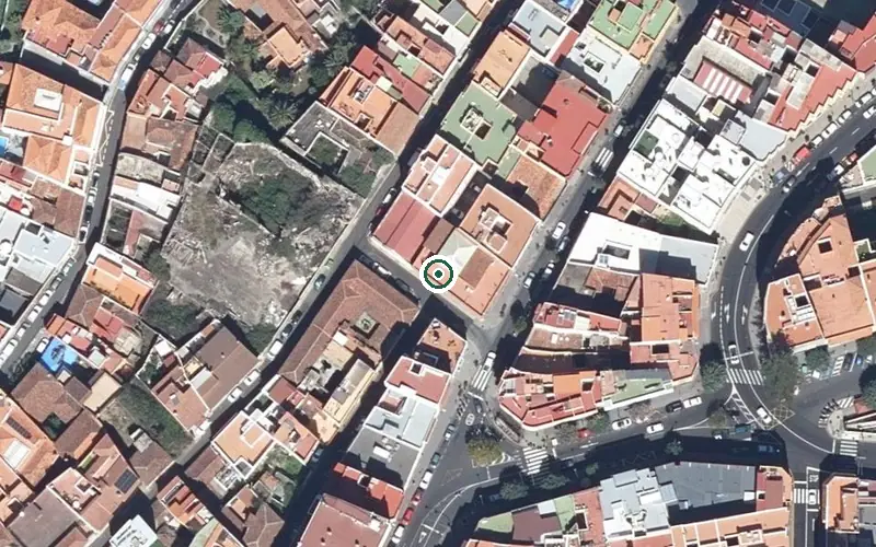 Vista aérea de la ubicación de Residencia Geriátrica San Sebastián
