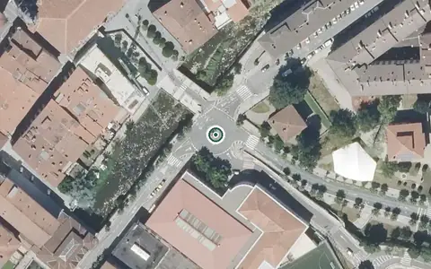 Vista aérea de la ubicación de Residencia San José Egoitza