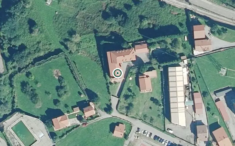 Vista aérea de la ubicación de Residencia Verdeja