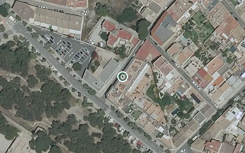 Vista aérea de la ubicación de Centre de dia Coll d'en Rabassa