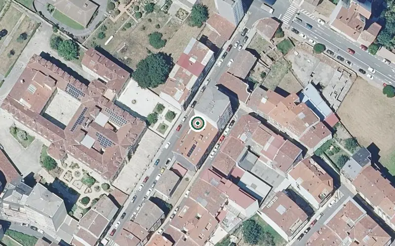 Vista aérea de la ubicación de Residencia Hermanos Prieto