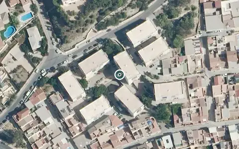 Vista aérea de la ubicación de Centro Residencial para Personas Mayores Málaga Mayor