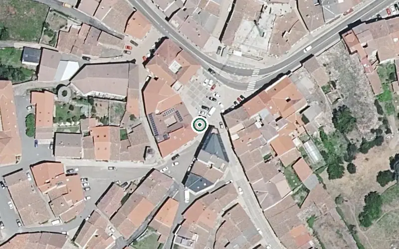 Vista aérea de la ubicación de Residencia de Personas Mayores Virgen de la Salud