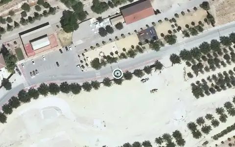 Vista aérea de la ubicación de Centro Residencial para Personas Mayores Aras de Lucena