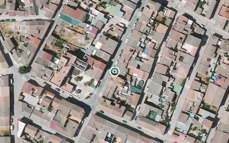 Vista aérea de la ubicación de Vivienda Tutelada para Mayores la Alfaguara Salar