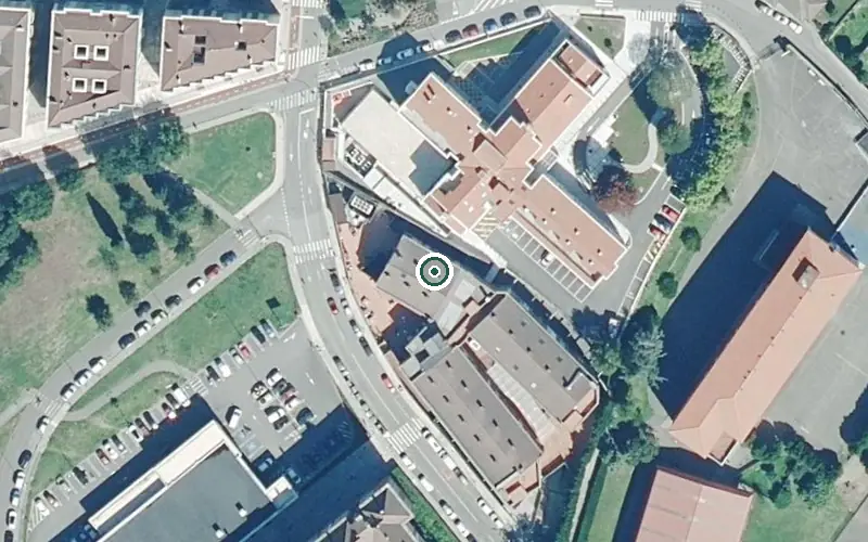 Vista aérea de la ubicación de Centro de Día Jovellanos