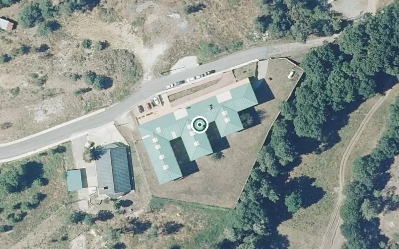 Vista aérea de la ubicación de Residencia de Maiores Peña da Sela