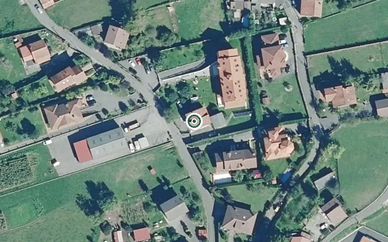Vista aérea de la ubicación de Residencia Geriátrica Julia Nieto