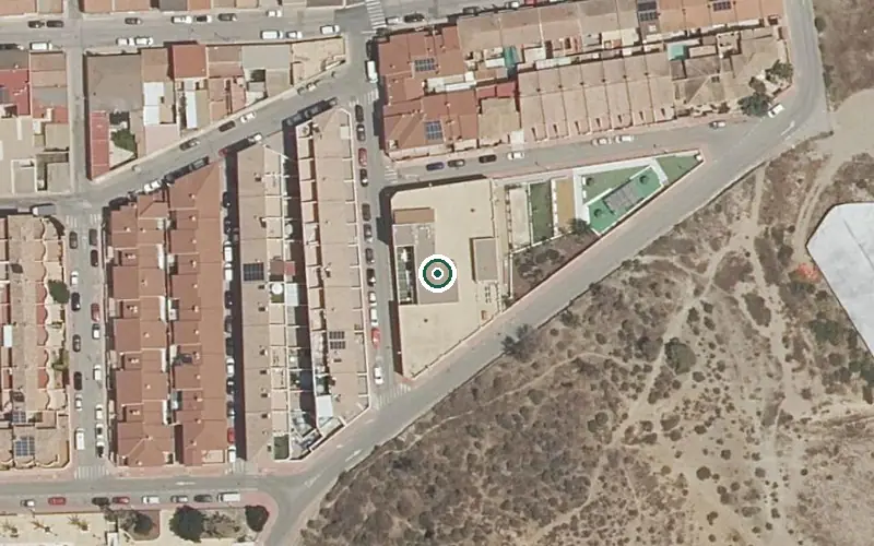 Vista aérea de la ubicación de Centro de Día Mayores