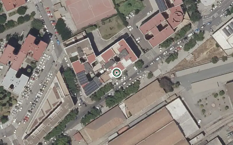 Vista aérea de la ubicación de Centro de Día para Mayores Bienestar