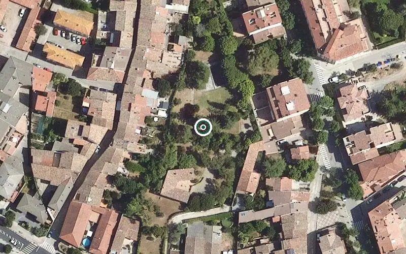 Vista aérea de la ubicación de Residències de Catalunya