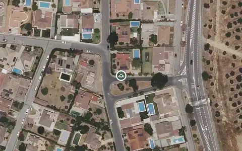Vista aérea de la ubicación de Centro Residencial la Estrella
