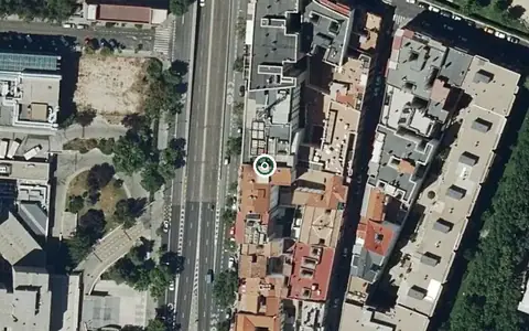 Vista aérea de la ubicación de Residencia Geriasa (Madrid)