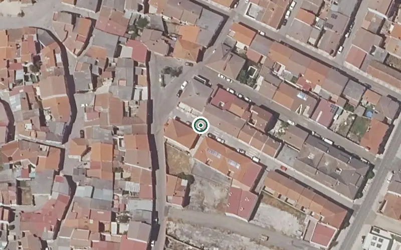 Vista aérea de la ubicación de Urd Residencia de Personas Mayores de Torreorgaz