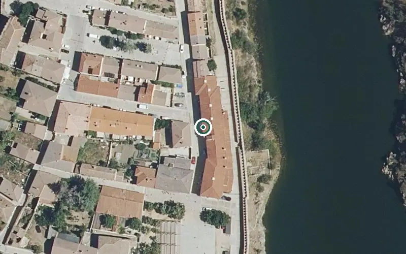 Vista aérea de la ubicación de Residencia Marqués de Santillana
