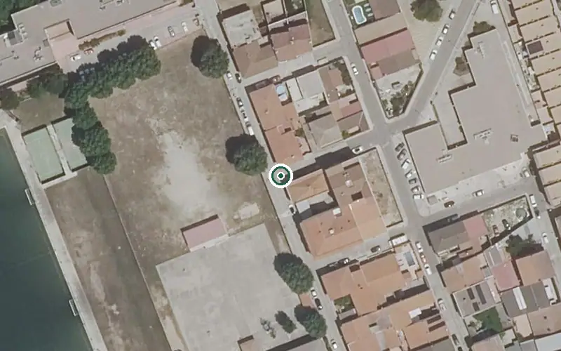 Vista aérea de la ubicación de Centro de Día Rio Tajo