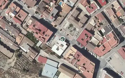 Vista aérea de la ubicación de Centro de Día para Personas Mayores Manuela Cortés