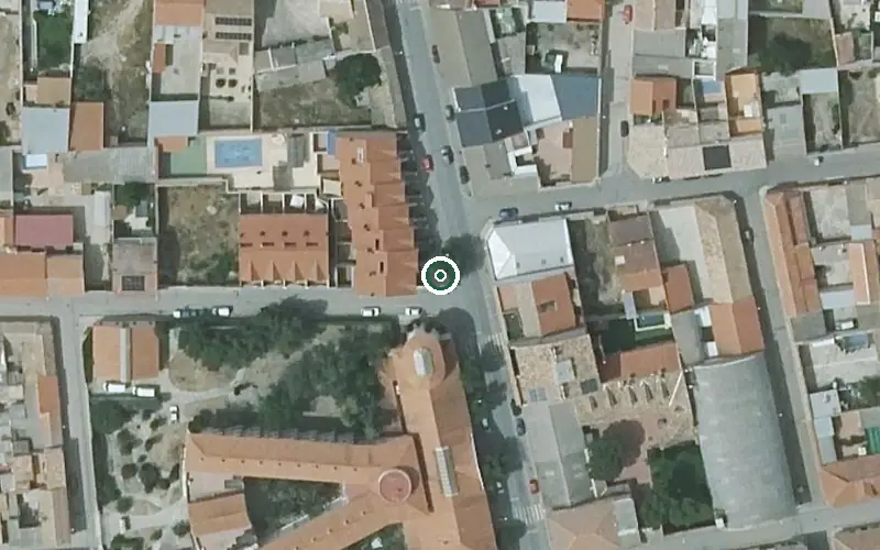 Vista aérea de la ubicación de Centro de Día Nuestra Señora del Carmen