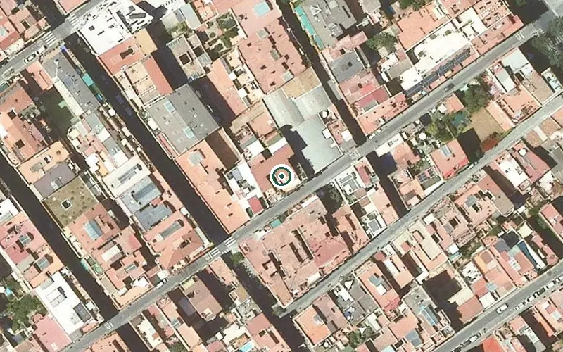 Vista aérea de la ubicación de Centre de dia Cuidem la Memòria, especialitzat en Alzheimer