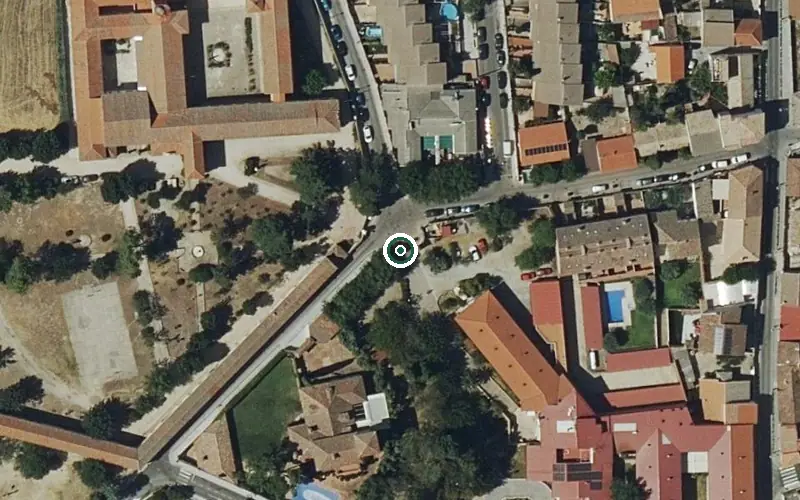 Vista aérea de la ubicación de Residencia Santa María del Silencio