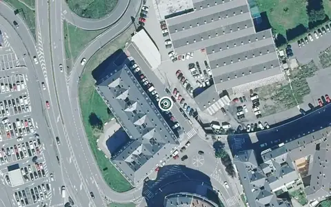Vista aérea de la ubicación de Fogar Residencial Bellolar