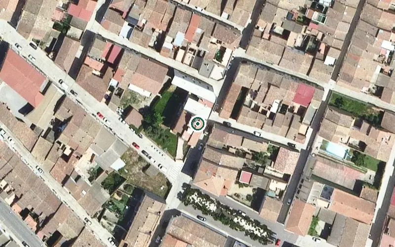 Vista aérea de la ubicación de Centre Residencial ca la Cileta