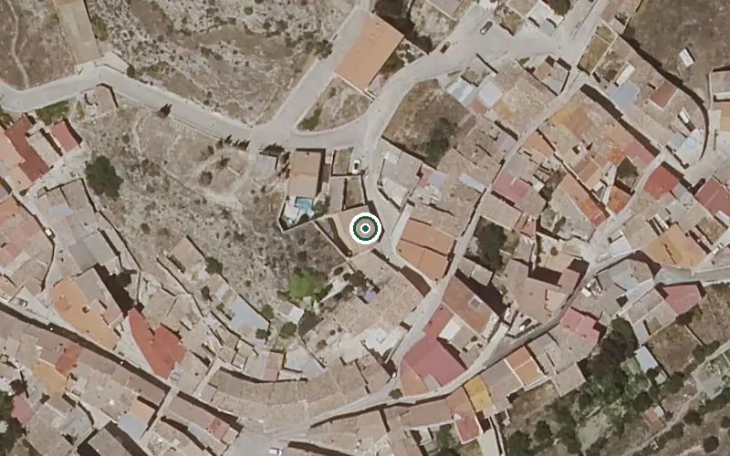 Vista aérea de la ubicación de Vivienda de Mayores de Enguidanos