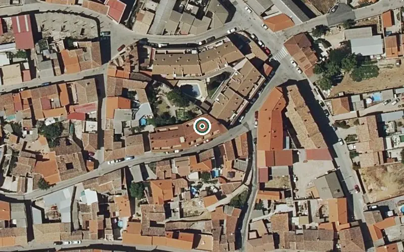 Vista aérea de la ubicación de Residencia Belmonte