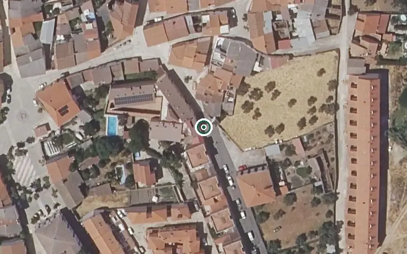 Vista aérea de la ubicación de Residencia Francisco Sánchez Salazar