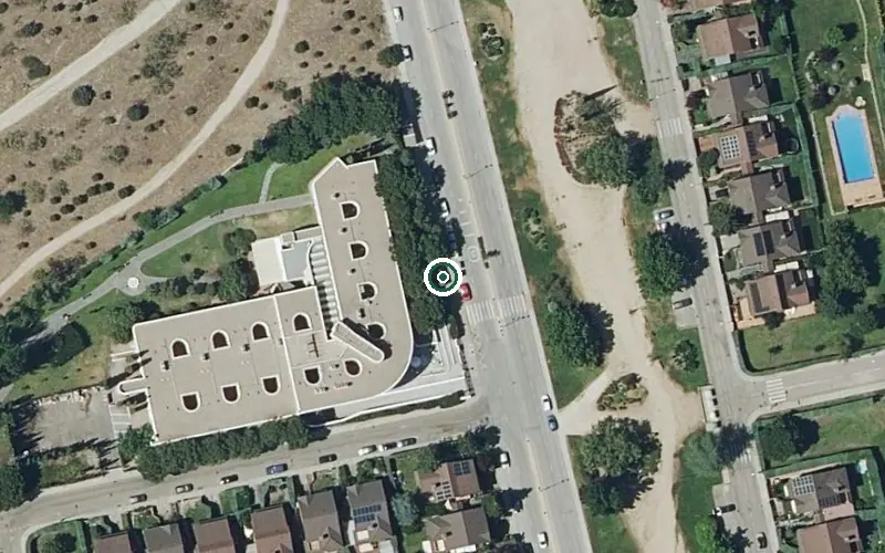 Vista aérea de la ubicación de Residencia Bouco Punta Galea (Las Rozas de Madrid)