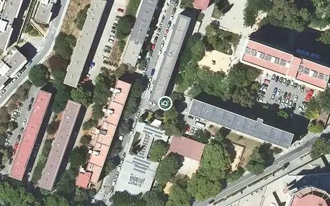 Vista aérea de la ubicación de Residencial Bacumar