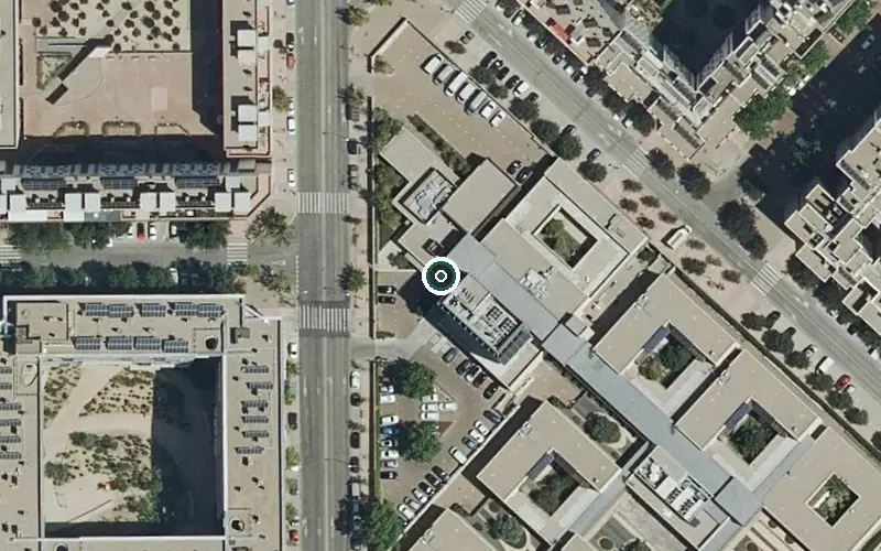 Vista aérea de la ubicación de Residencia Alzheimer Fundación Reina Sofía
