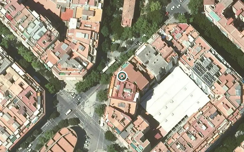 Vista aérea de la ubicación de Vida Gran Centre de dia Terapèutic