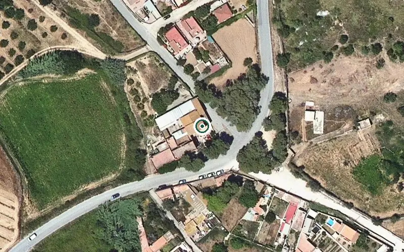 Vista aérea de la ubicación de Centre de serveis gent gran - Mirador Puigsacalm