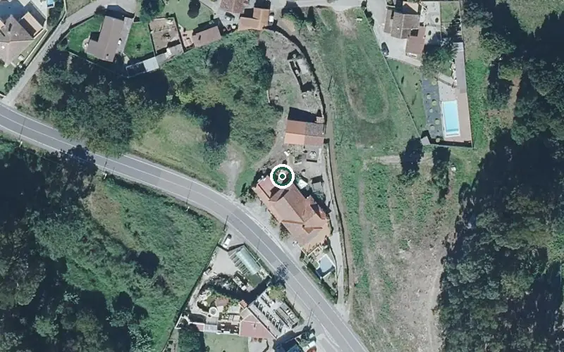 Vista aérea de la ubicación de Centro de Día Val Miñor