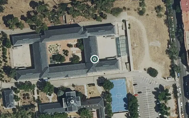 Vista aérea de la ubicación de Residencia Vista Alegre