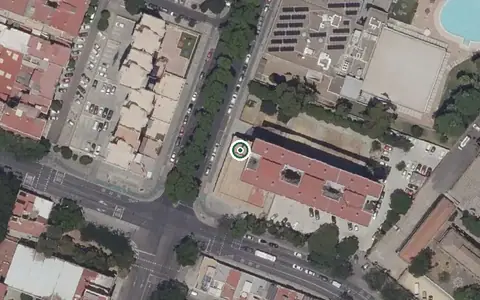 Vista aérea de la ubicación de Vivienda Tutelada para Personas Mayores Ciudad Jardín