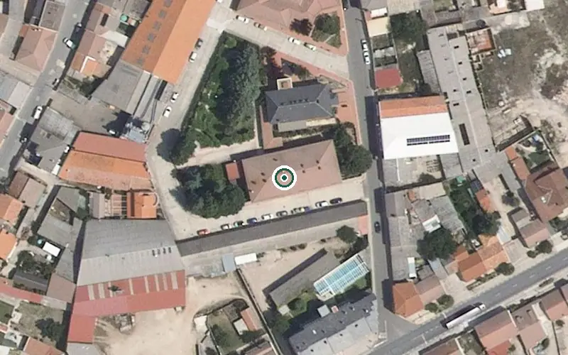 Vista aérea de la ubicación de Residencia para la Personas Mayores Betania