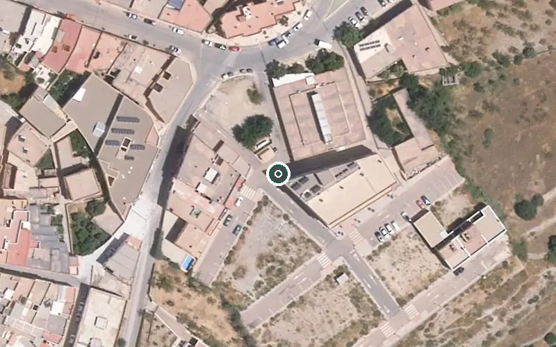 Vista aérea de la ubicación de Residencia para Mayores Río Nacimiento