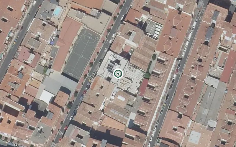 Vista aérea de la ubicación de Ballesol Logroño
