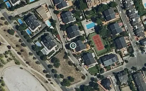 Vista aérea de la ubicación de Residencia Geriátrica Malvarrosa