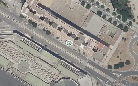 Vista aérea de la ubicación de Centro de Día para Mayores Santa Clara las Cortes