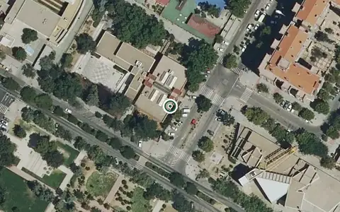 Vista aérea de la ubicación de Centro de Día Municipal Pablo Neruda