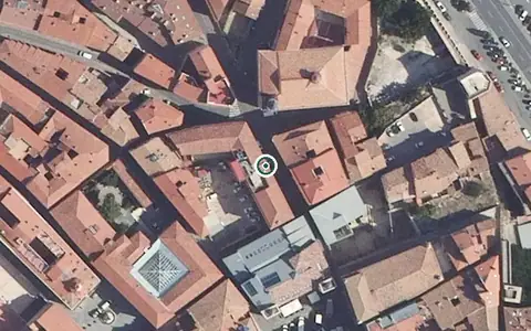 Vista aérea de la ubicación de Centro de Día Cruz Roja Española en Teruel