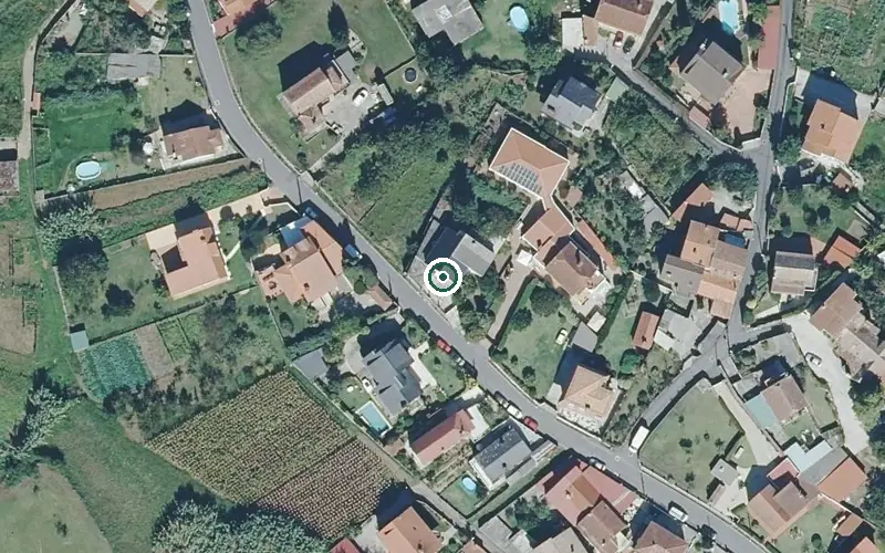 Vista aérea de la ubicación de Fogar Residencial O Lecer