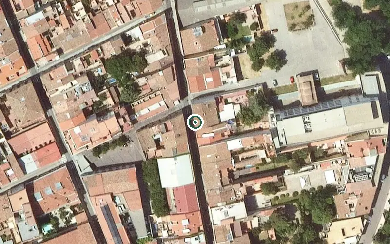 Vista aérea de la ubicación de Residència Catalunya