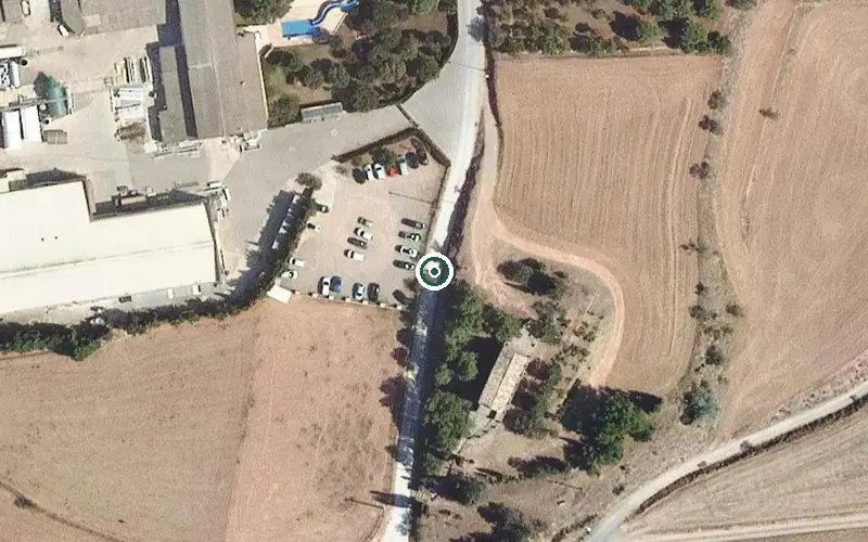 Vista aérea de la ubicación de Residència Sant Francesc
